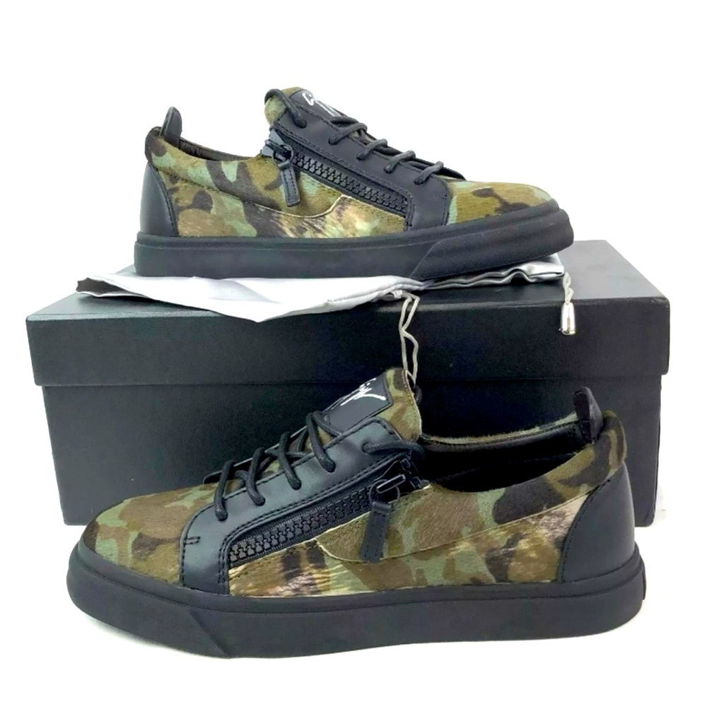Giuseppe Zanotti Low London Camo Sneakers